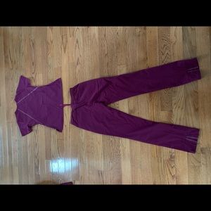 Greys anatomy S top and TALL S pants